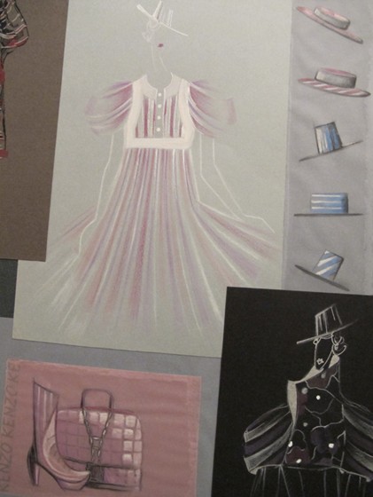 Fashion design: Fashion sketches