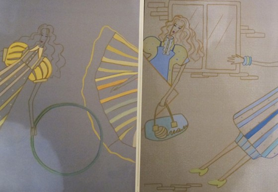 Fashion design: Fashion sketches